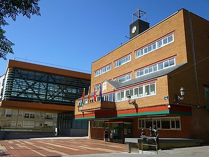 Ayuntamiento en la localidad de Alcorcón